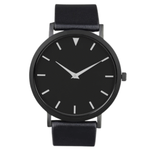 All Black Unisex Analog Watch