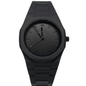 Black Minimalist Analog Watch